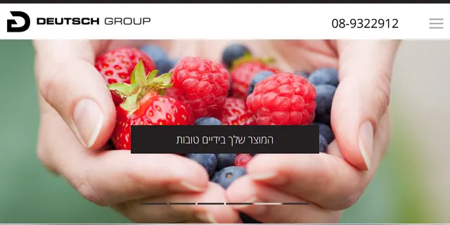 צילום האתר של דויטש הנדסת שיטות אריזה